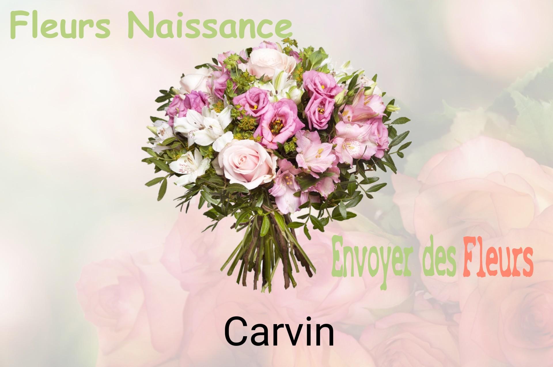 Bouquet de fleurs de naissance livré à Carvin